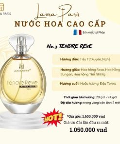 Nước Hoa Nữ Tendre Reve Laura Paris No3 100ml – Laura Sunshine