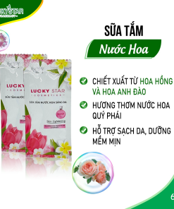 Sữa Tắm Nước Hoa – Lucky Star (dây 12 Gói)