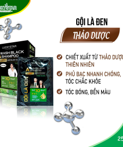 Gội Là đen Thảo Dược Túi 25ml – Lucky Star