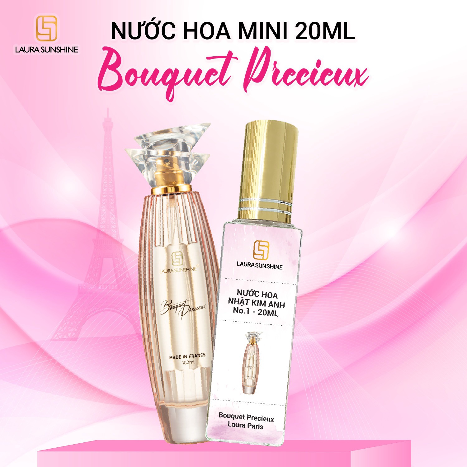 Nước Hoa Nữ Bouqet Precieux Laura Paris No1 20ml – Laura Sunshine