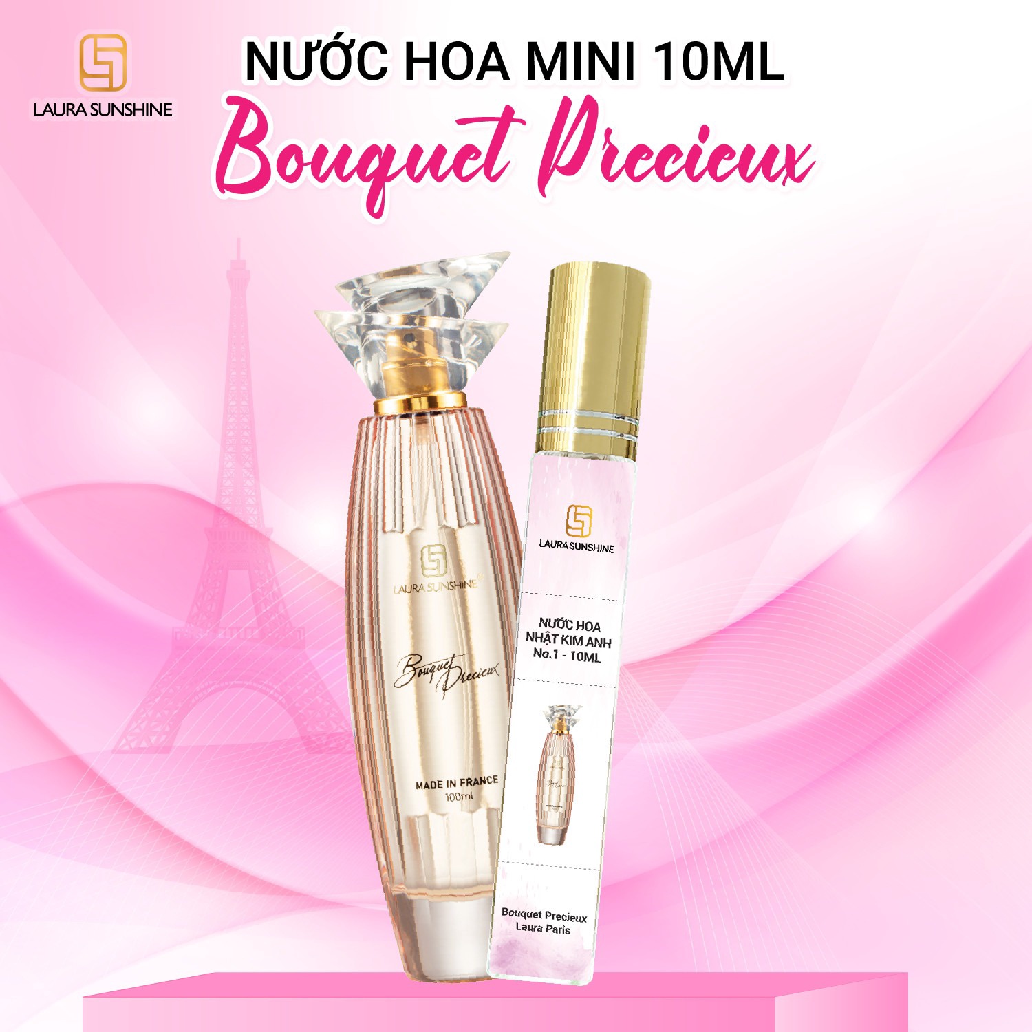 Nước Hoa Nữ Bouqet Precieux Laura Paris No1 10ml – Laura Sunshine