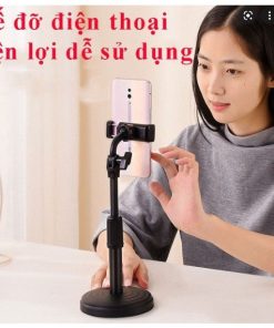 Giá đỡ điện Thoại để Bàn, Quay, Livestream, Xem Video Xoay 360 độ – Su