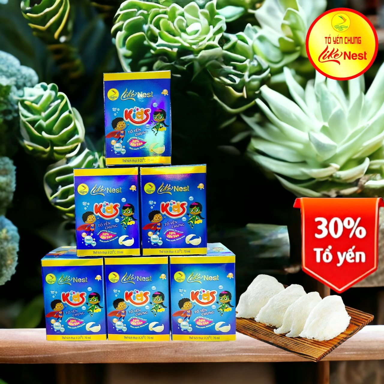 Yến Chưng Cho Bé Kids 35% Yến Like Nest – Like Beauty