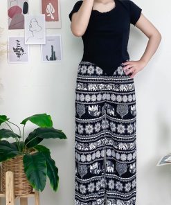 Quần Lanh Dáng Dài Họa Tiết Thổ Cẩm đặc Sắc, Giao Hàng Họa Tiết Ngẫu Nhiên Qltc – Chipxinhxk