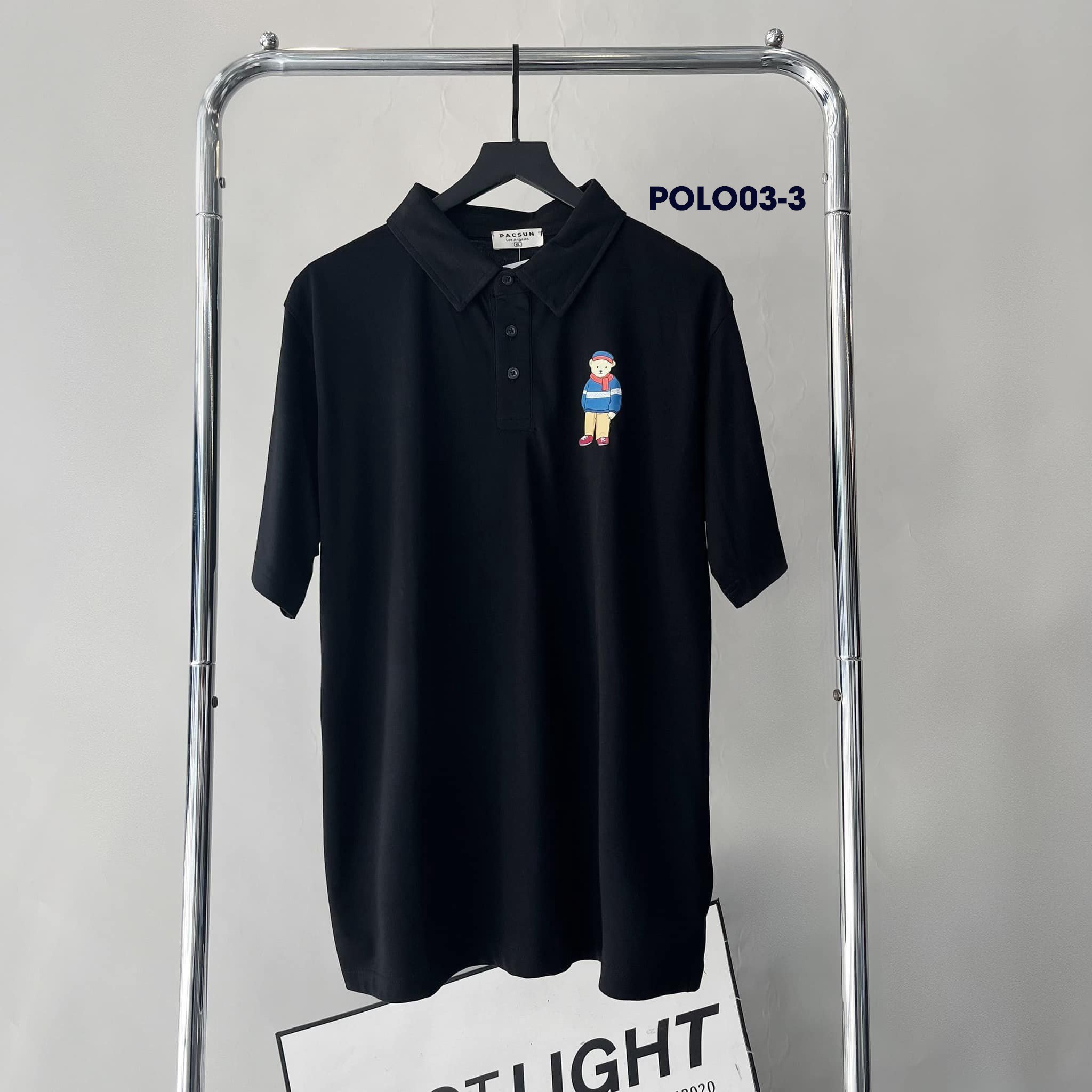 áo Polo Nam Nữ Unisex đen Trơn Chất Liệu Cotton 100% Mịn 2 Chiều (polo03) – Chốt đi Store