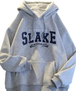 áo Khoác Nỉ Nam Nữ Lót Bông Mềm Form Rộng Slake Thời Tranng Màu đen/ Xám Sht22 – Minh Hà House