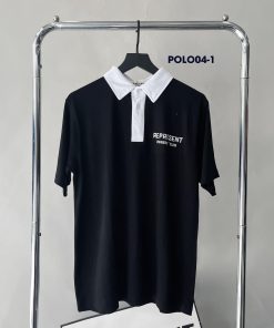 áo Polo Nam Nữ Unisex đen Phối Cổ Trắng Chất Liệu Cotton 100% Mịn 2 Chiều (polo04)- Chốt đi Store
