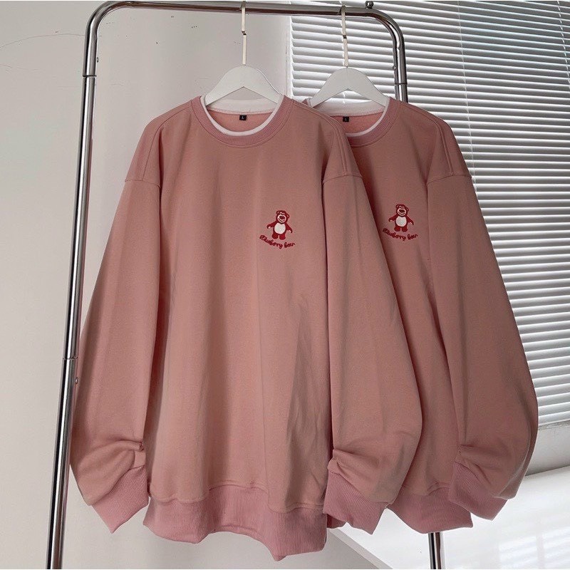 áo Sweater Nữ áo Nỉ Thêu Hình Gấu From Rộng Cá Tính Tp488 – Golden Dream