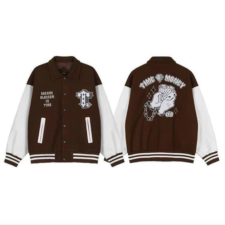 áo Khoác Nỉ Nam Nữ Bomber Form Rộng Cá Tính Màu Nâu Sht36 – Minh Hà House
