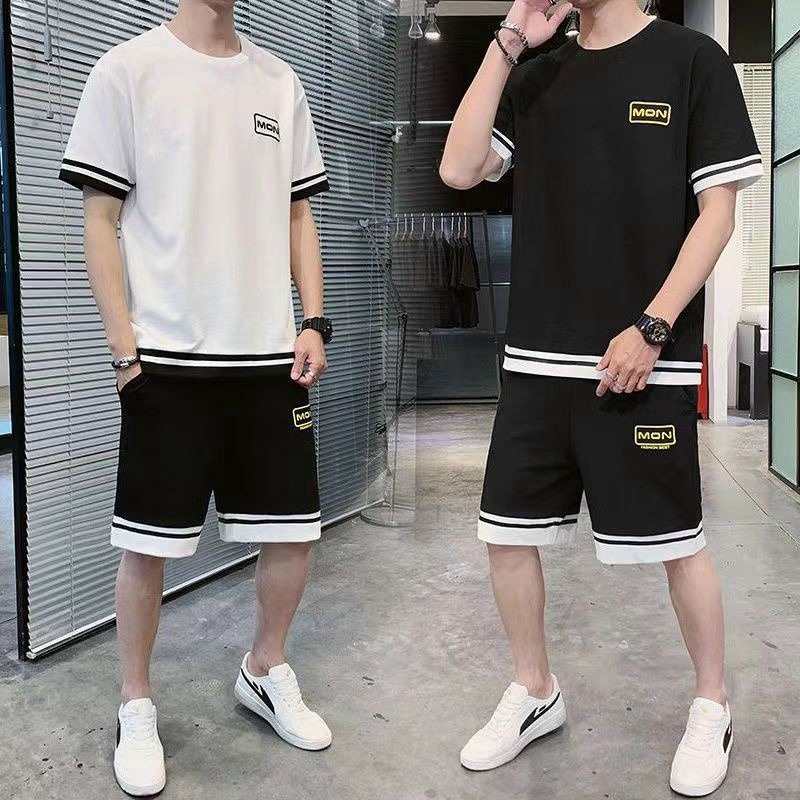Set Bộ Thun Thể Thao Nam Phối Viền – Kim