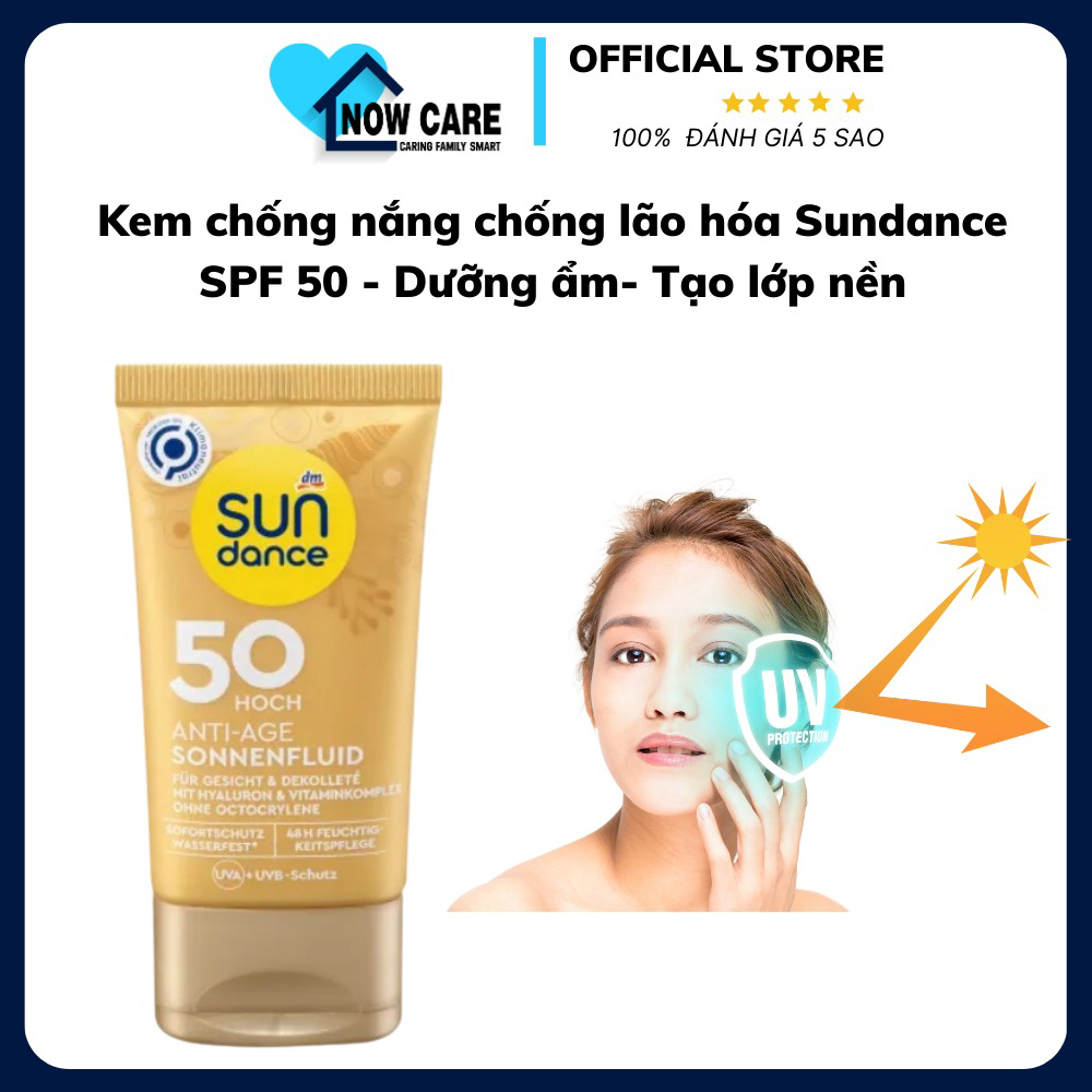 Kem Chống Nắng Chống Lão Hóa đức Sonnenfluid Spf 50 Tuýp 50ml – Sundance