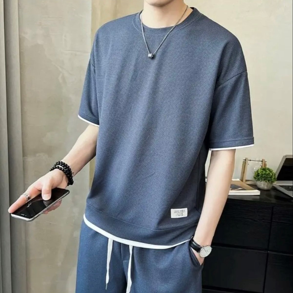 Bộ Thể Thao Nam Vải Xốp Thái Layer – Men’style
