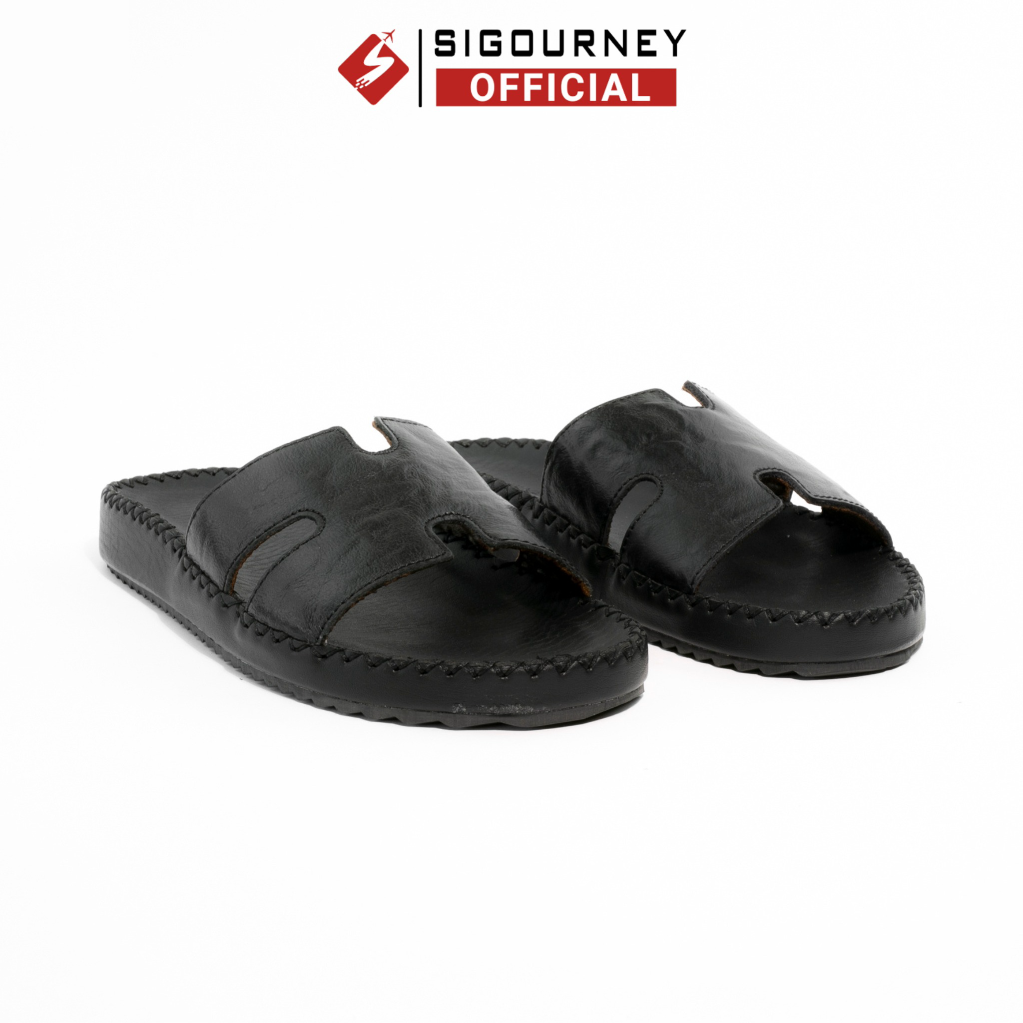 Dép Chữ H Da Bò đế Khâu Lót Da Cao Cấp – Sigourney