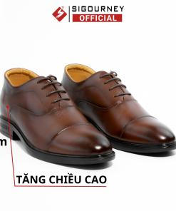 Giày Cao Nam Tăng 6cm Dáng Oxford Sang Trọng Sig-34 – Sigourney