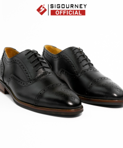 Giày Oxford Brogues đế Phíp Họa Tiết đục Lỗ Scc-03 – Sigourney
