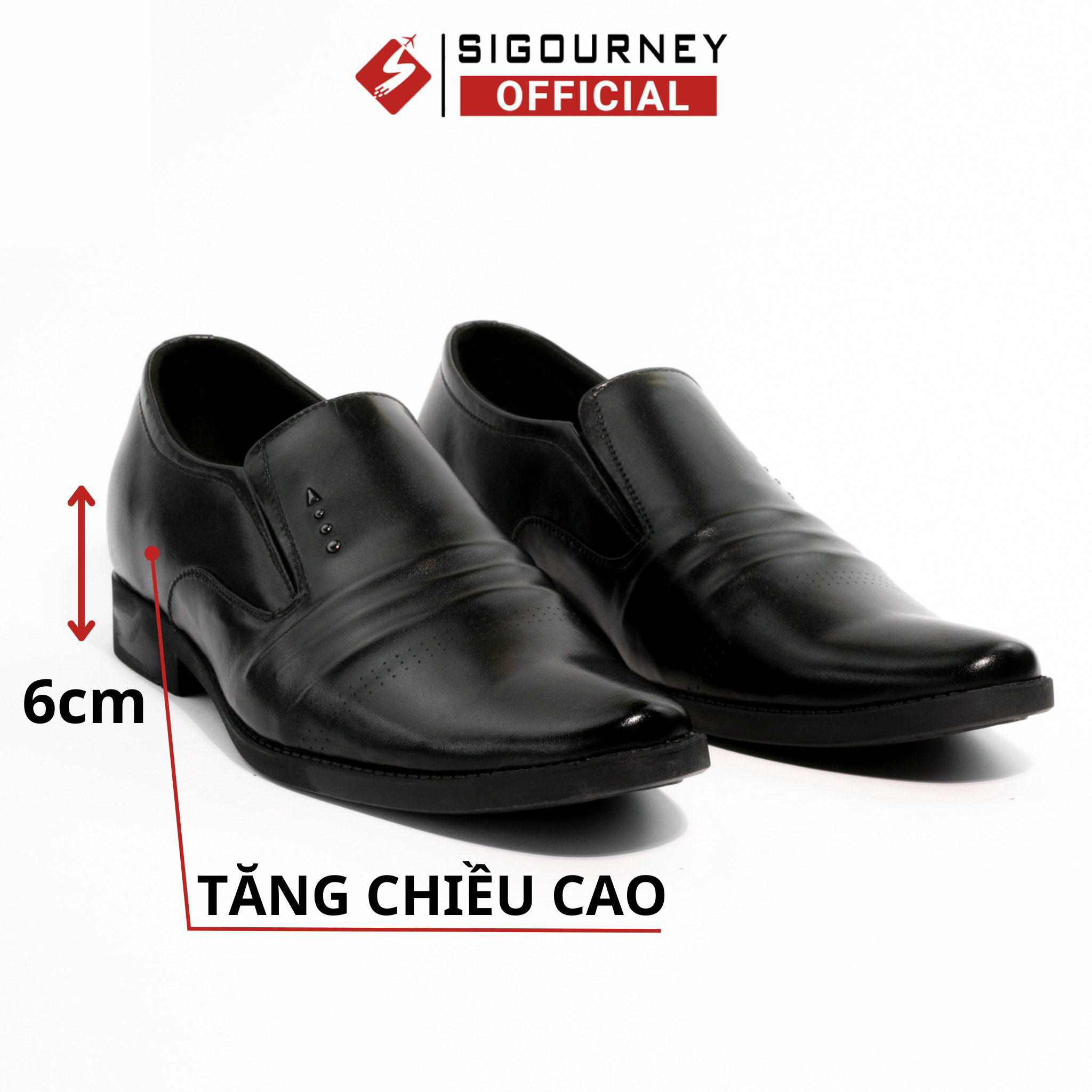 Giày Tăng Chiều Cao Nam 6cm Sig-16 – Sigourney