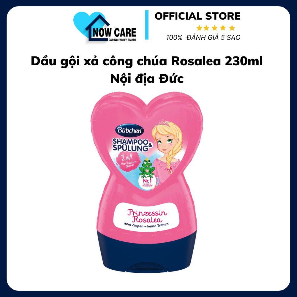 Dầu Gội Xả Bubchen Công Chúa Rosalea 230 Ml – Bubchen