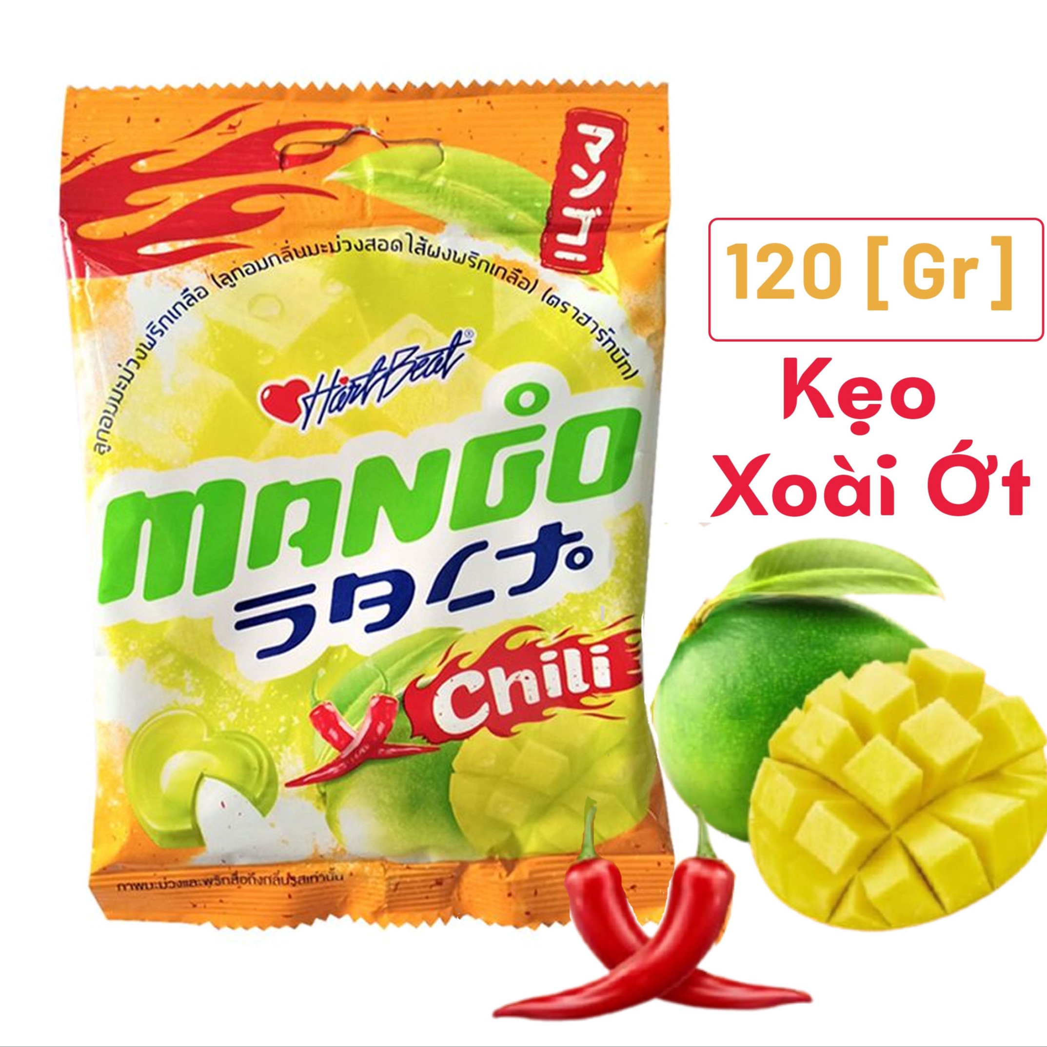 Kẹo Xoài Muối ớt Thái Lan 120g/gói – Minh Ngọc