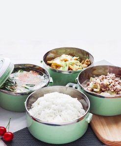Hộp Cơm (cặp Lồng) Giữ Nhiệt 4 Ngăn Tiện Dụng – Hgs