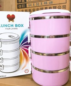 Hộp Cơm (cặp Lồng) Giữ Nhiệt 4 Ngăn Tiện Dụng – Hgs