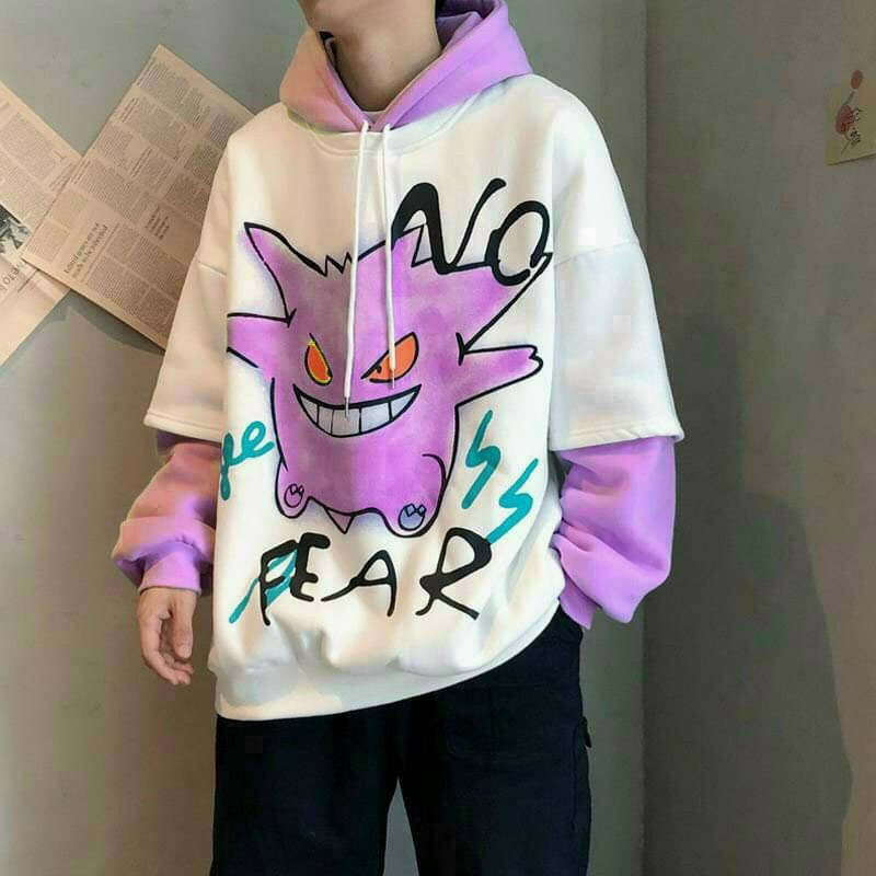 áo Thun Hoodie Nam Nữ Unisex Dài Tay Kèm Nón Hình Con Ma – Ausa House