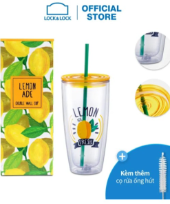 Ly Nhựa Có ống Hút Hap507yel 750ml Vàng – Lock&lock