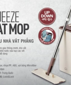 Bộ Cây Lau Nhà Squeeze Flat Mop Etm471 – Lock&lock