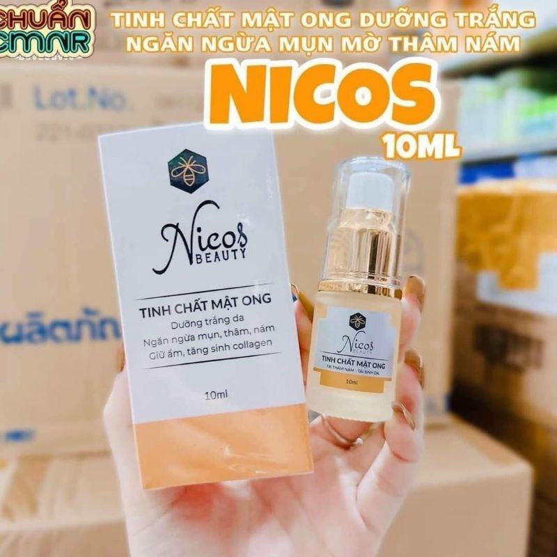 Serum Tinh Chất Mật Ong Nicos Beauty Serum Dưỡng Trắng Da 10ml – Nicos Beauty