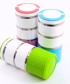 Hộp Cơm (cặp Lồng) Giữ Nhiệt 3 Tầng Cao Cấp – Hgs