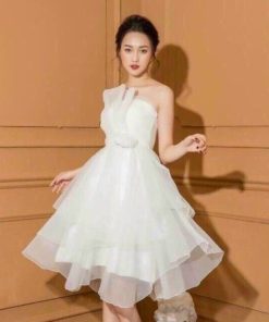 đầm Cup Ngực 3 Tầng Dáng Xoè Chất Lưới 3 Lớp V174 – Cloudy Dress