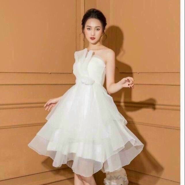 đầm Cup Ngực 3 Tầng Dáng Xoè Chất Lưới 3 Lớp V174 – Cloudy Dress