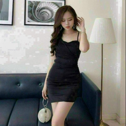 đầm Body Hai Dây ôm Eo Tôn Dáng Sang Chảnh V211- Haka Mây