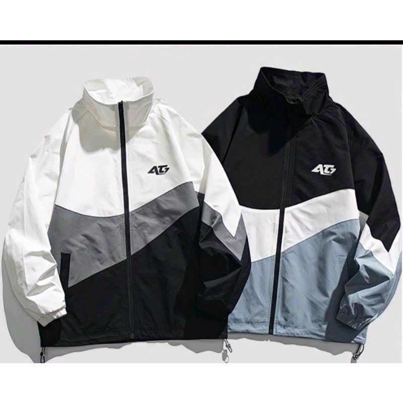 áo Khoác Nam Nữ Unisex Cổ đứng Vải Dù 2 Lớp Phối Màu độc Lạ Sht48 – Minh Hà House