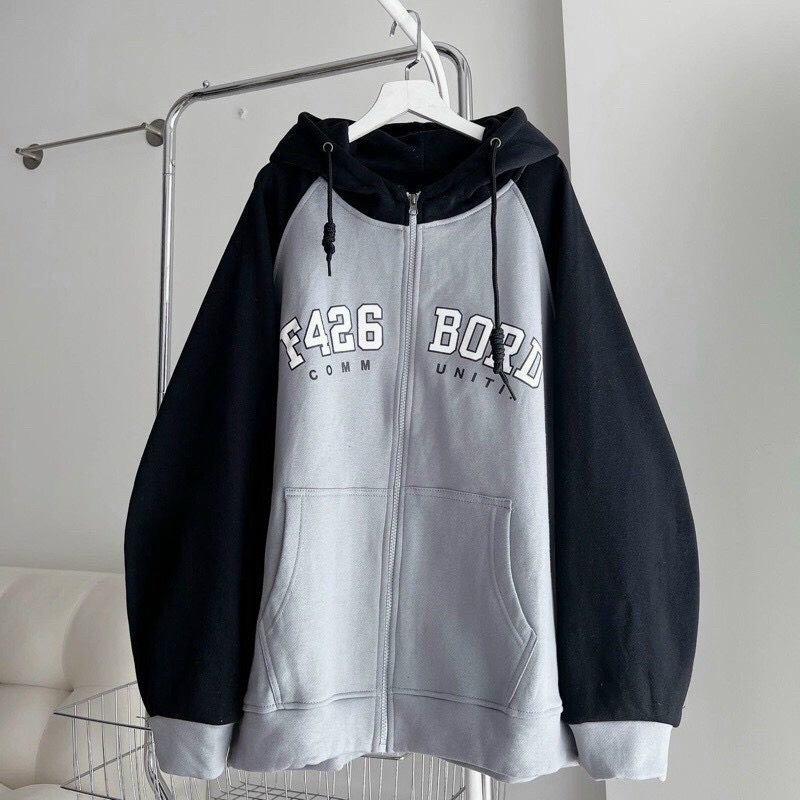 áo Khoác Nỉ Hoodie Zip In Chữ F426 Bord Thời Trang Sht58 – Minh Hà House