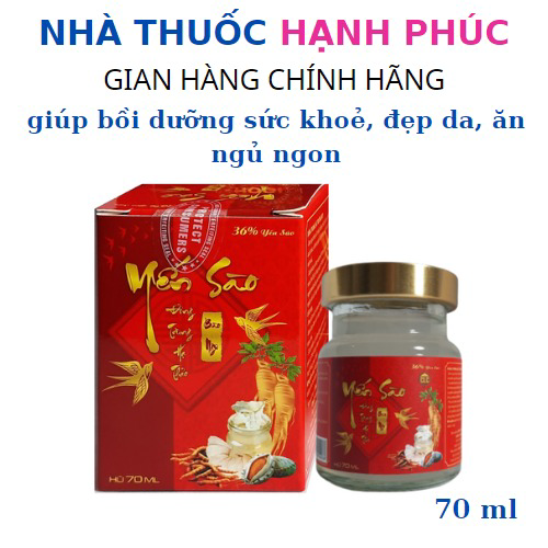 Yến Sào đông đùng Hạ Thảo Bào Ngư Giúp Bồi Bổ Sức Khoẻ, đẹp Da, ăn Ngủ Ngon Hũ 70 Ml – Cls Pharma