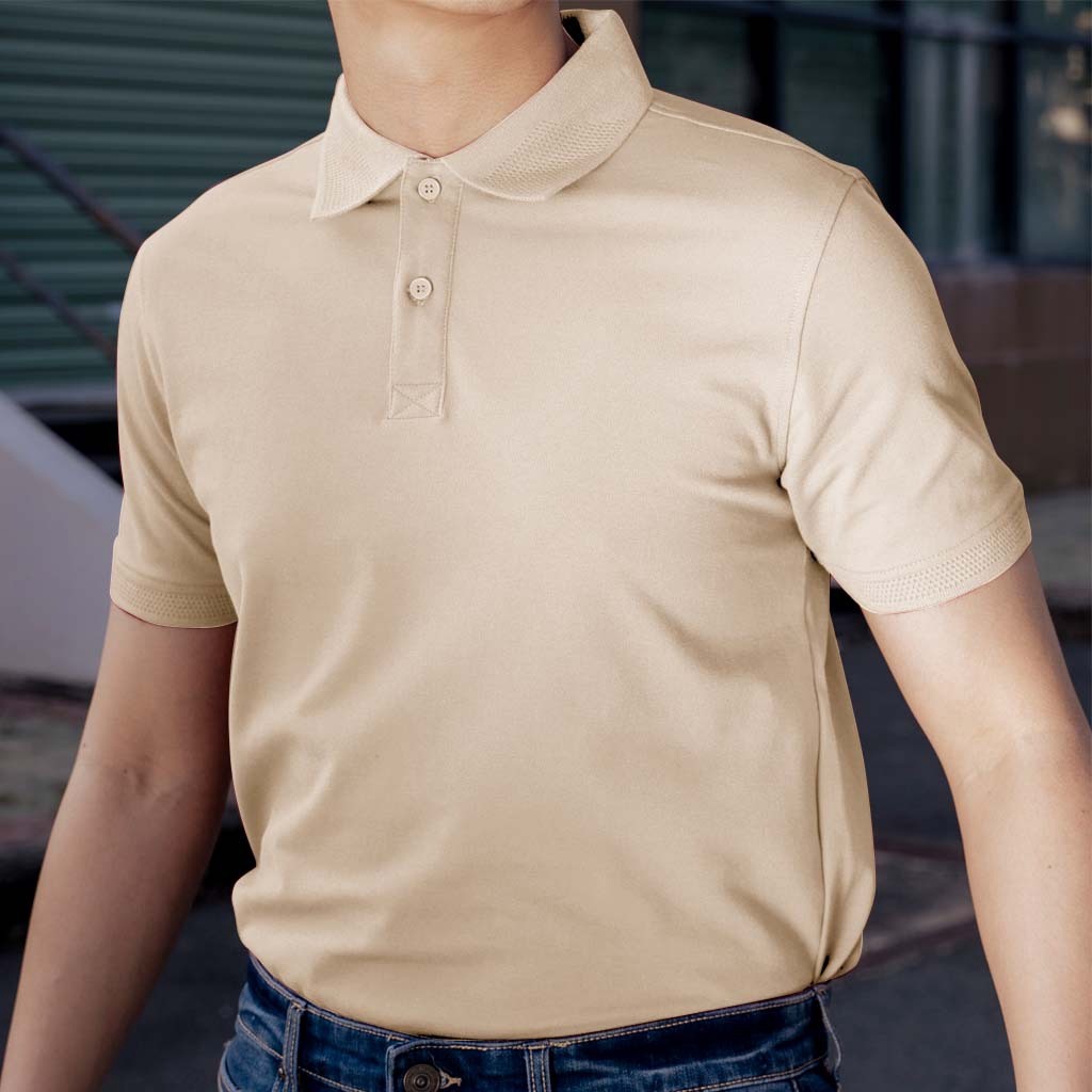 áo Polo Collar Diamond Pattern Regular No 137 – Basic Plus