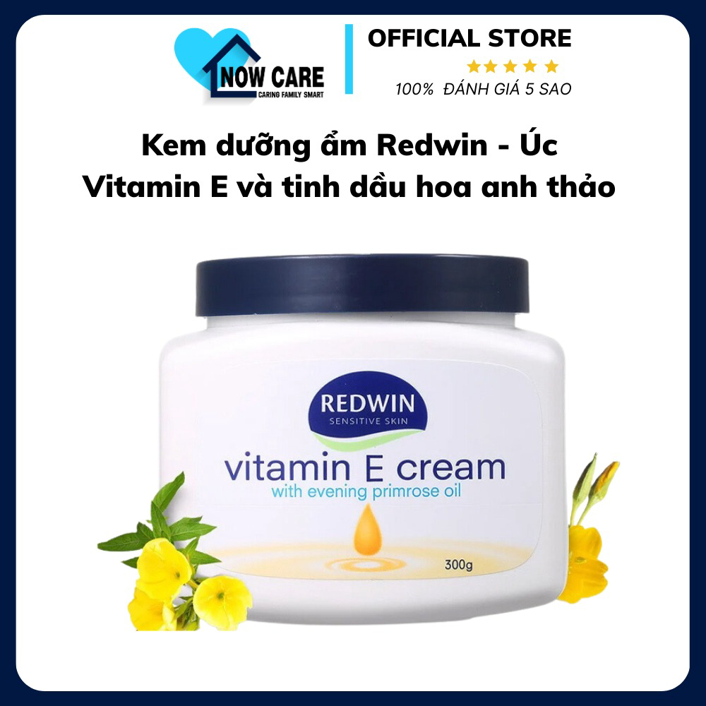 Kem Dưỡng ẩm Vitamin E Hoa Anh Thảo úc 300g – Redwin