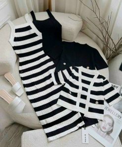 đầm Nữ 2 Dây ôm Body Kèm áo Khoác Chất Thun M834 – Aine