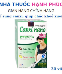 Viên Uống Canxi Nano Procare Cho Bà Bầu Giúp Chắc Xương Hộp 30 Viên – Francepharm