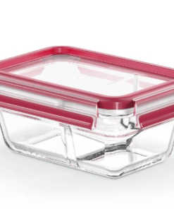 Hộp Thủy Tinh Vuông 2 Ngăn Tefal Masterseal Glass 800ml Màu đỏ -n1040712- Sht House