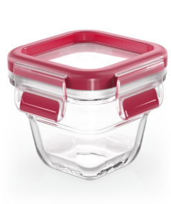 Hộp Thủy Tinh Vuông Tefal Masterseal Glass 180ml Màu đỏ N1041312 – Sht House