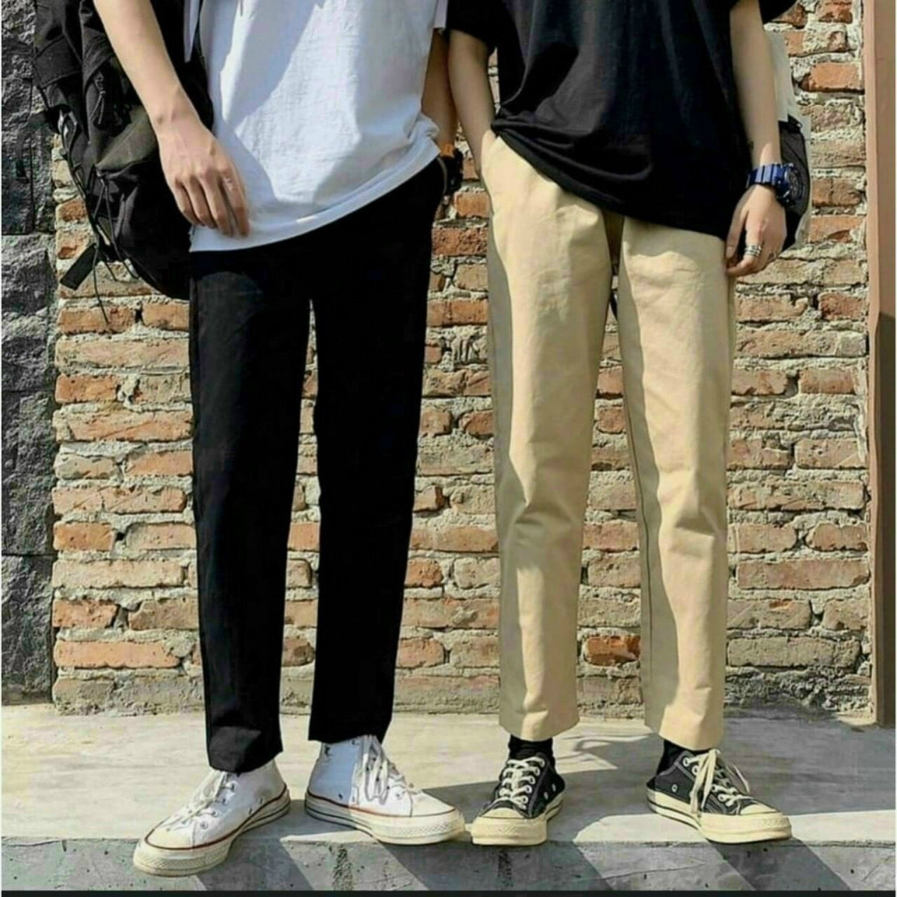 Quần Dài Baggy Nam Nữ Unisex Kaki ống Suông Basic – Ausa House