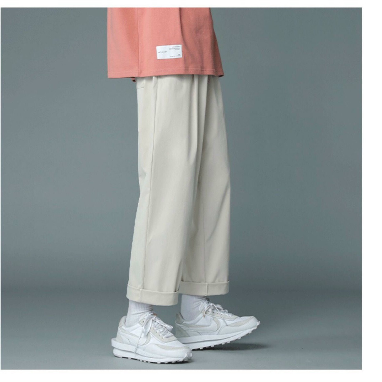 Quần Dài Baggy Nam Nữ Unisex Kaki ống Rộng Basic – Ausa House