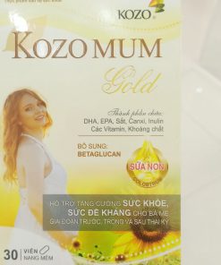 Bổ Bầu Kozo Mum Gold- Hỗ Trợ Tăng Cường Sức Khỏe,sức đề Kháng Cho Bà Mẹ Giai đoạn Trước,trong Và Sau Thai Kỳ