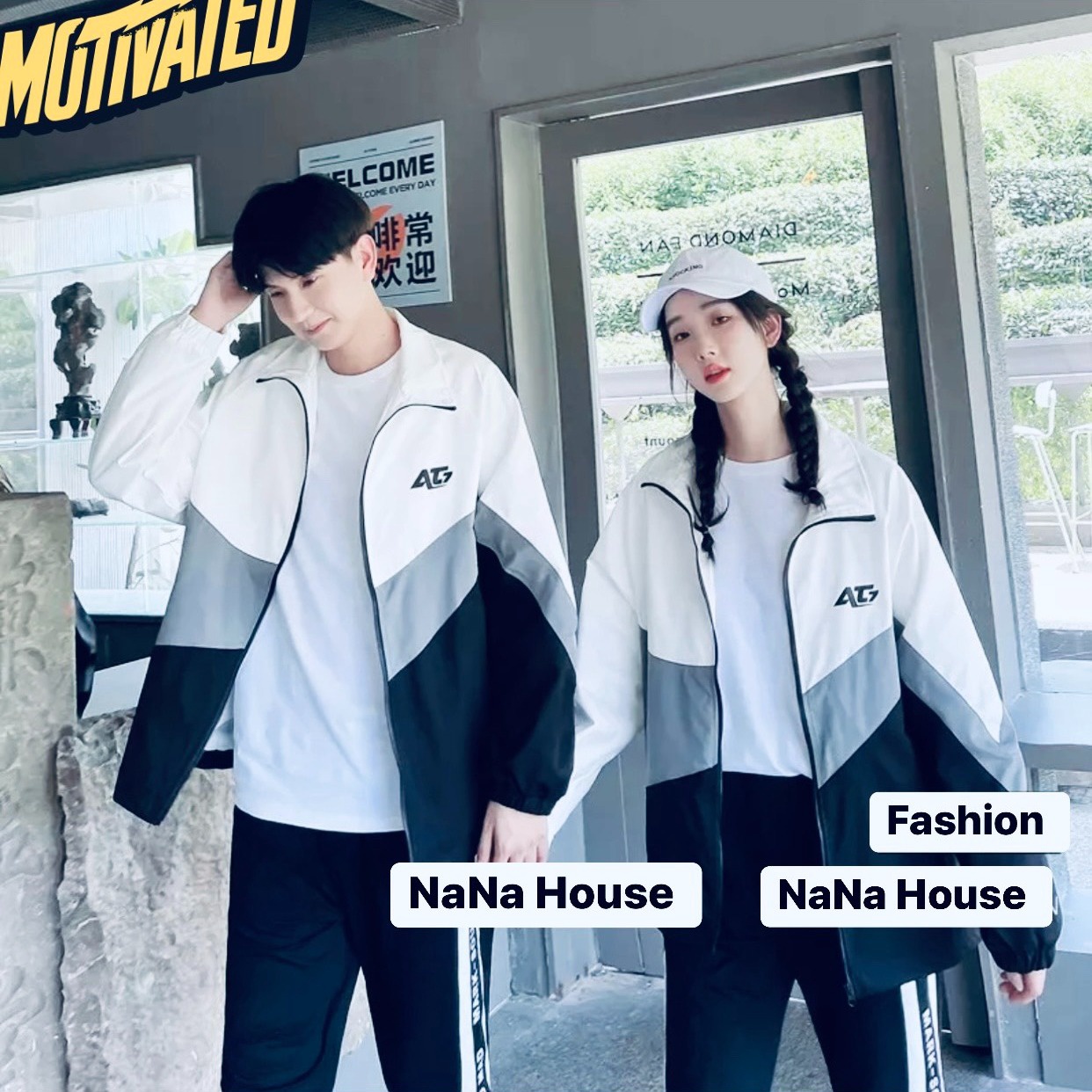 áo Khoác Bomber Dù At7 Nam Nữ Form Rộng 2 Lớp Có Túi Trong Ug771 – Nana House