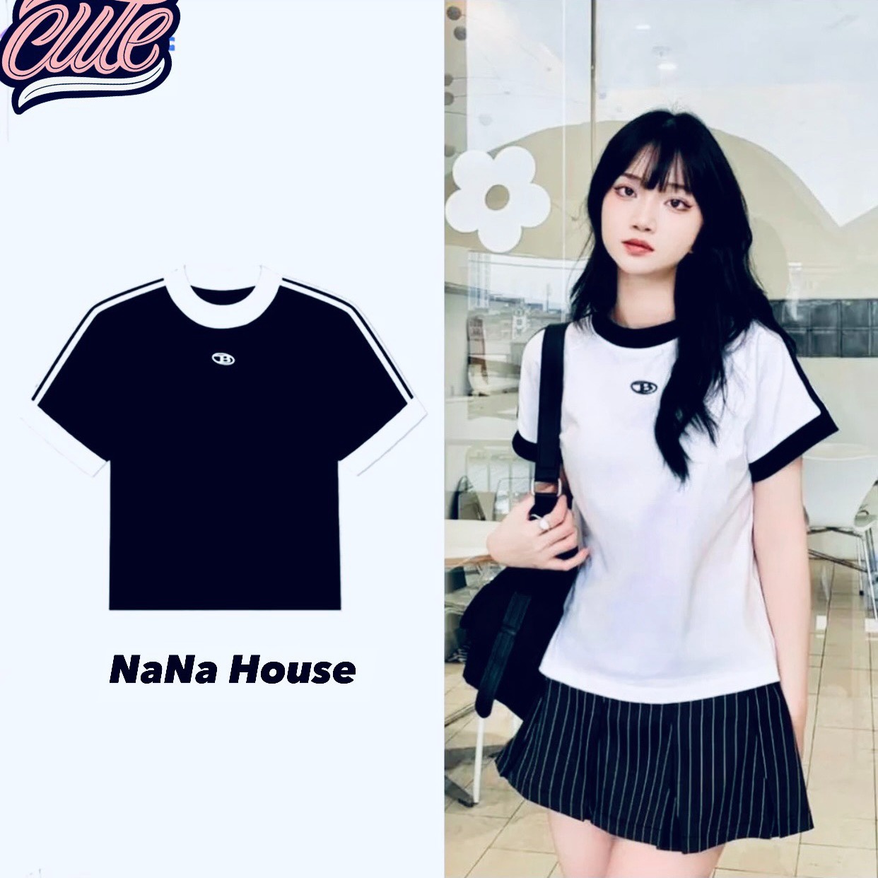 áo Thun Body Nữ Baby Tee In Chữ B Ug454 – Nana House