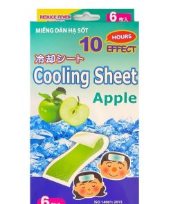 Dán Hạ Sốt Cho Bé Cooling Sheet Apple Làm Mát 10 Tiếng Hộp 6 Miếng – Tanaphar