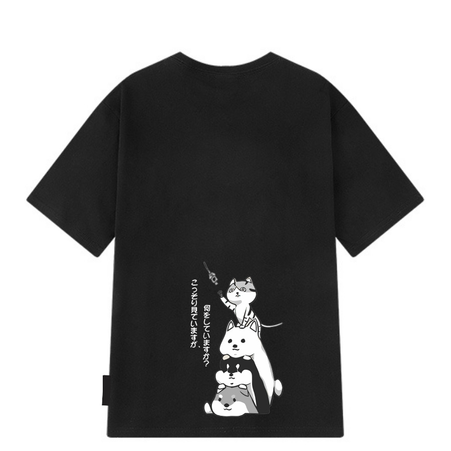 áo Thun Tay Lỡ Form Oversized Mèo Demm – Monster X Street
