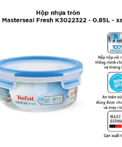 Hộp Nhựa Tròn Tefal Masterseal Fresh 850ml Màu Xanh – K3022322- Sht House