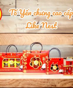 [giỏ Quà 6 Hũ] Yến Chưng đường Phèn 35% Yến Like Nest – Like Beauty